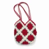 Hand-Crocheted Rose Bag