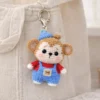 Crocheted Monkey Keychain