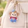 Crocheted Monkey Keychain