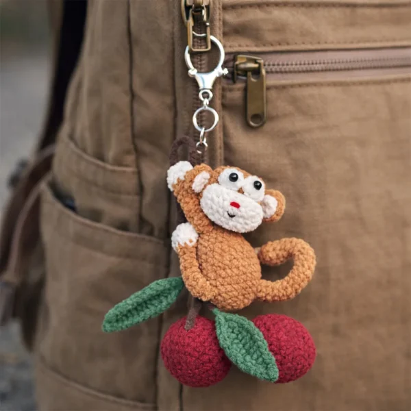 Crochet Heart Monkey