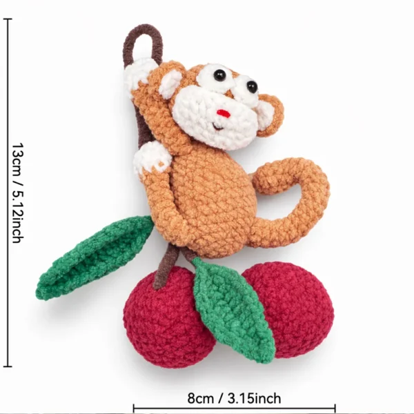 Crochet Heart Monkey